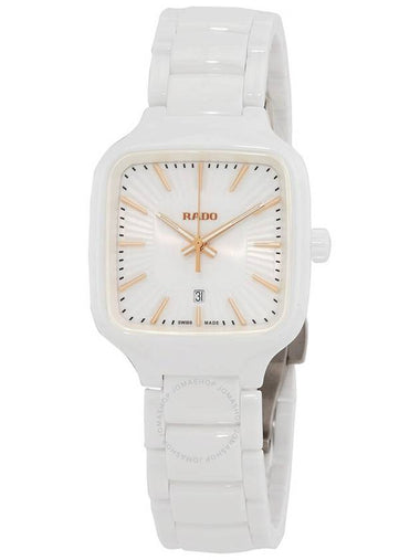 Rado True Square Quartz White Dial Ladies Watch R27072012 - RADO - BALAAN 1