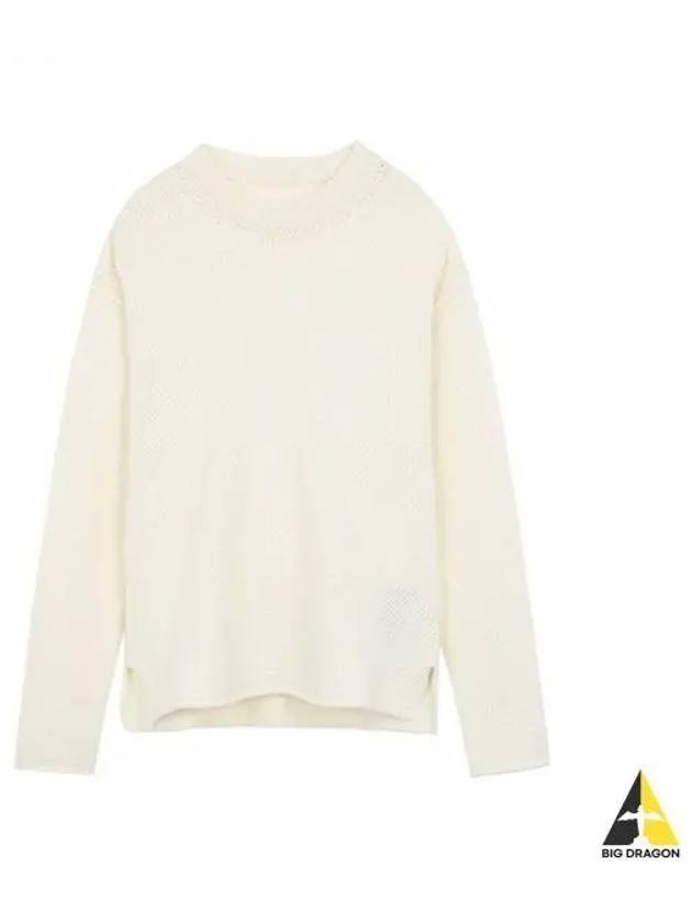 Ten c crew neck knit cream brown 22CTCUM01181 006450 - TEN C - BALAAN 1