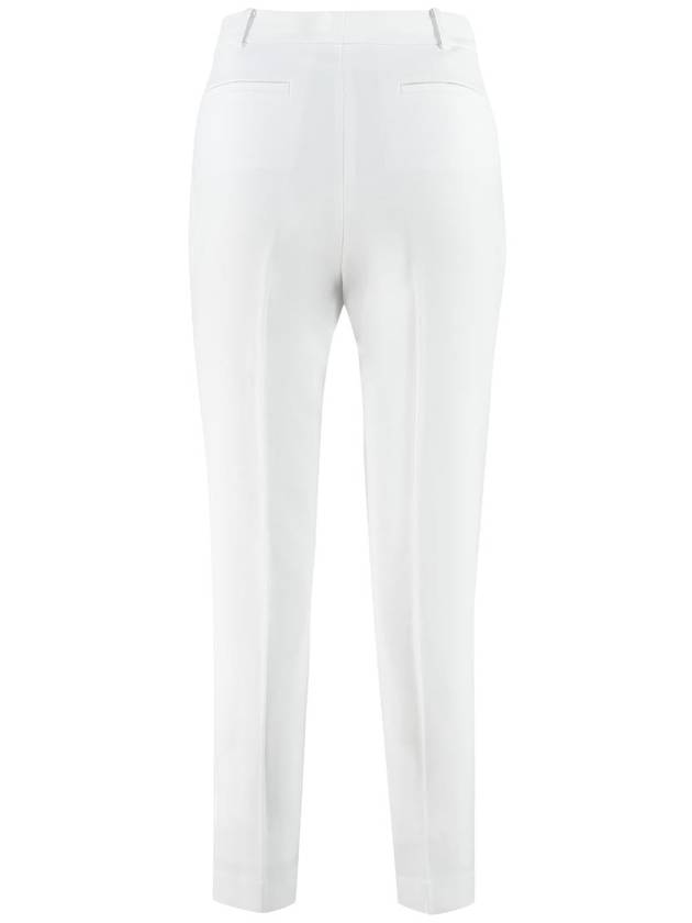 Slim Fit Crop Pants White - MICHAEL KORS - BALAAN 3