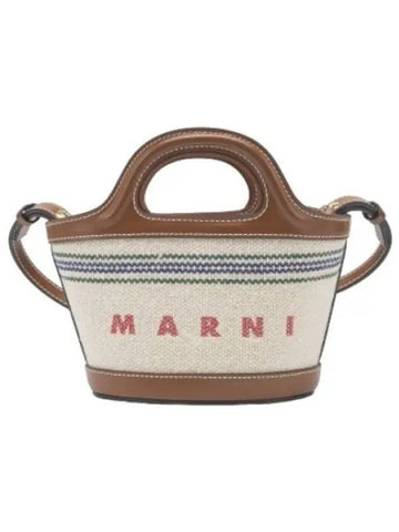 Tropicalia micro cross bag natural - MARNI - BALAAN 1