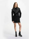 Belted Short Wrap Peacoat Black - LOUIS VUITTON - BALAAN 2