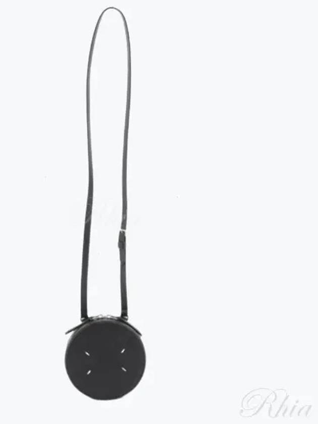 Micro Circle Leather Cross Bag Black - MAISON MARGIELA - BALAAN 2