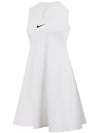 Women's Dry Fit Advantage Tennis Short Dress White - NIKE - BALAAN 2