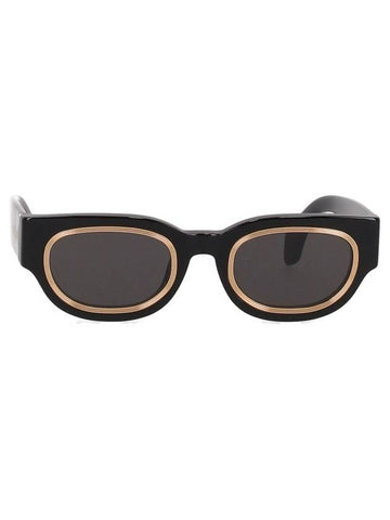 PIER SUNGLASSES BLACK DARK GREY - PALM ANGELS - BALAAN 1