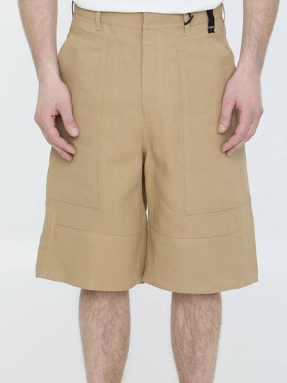 Bermuda Shorts Beige - FENDI - BALAAN 2