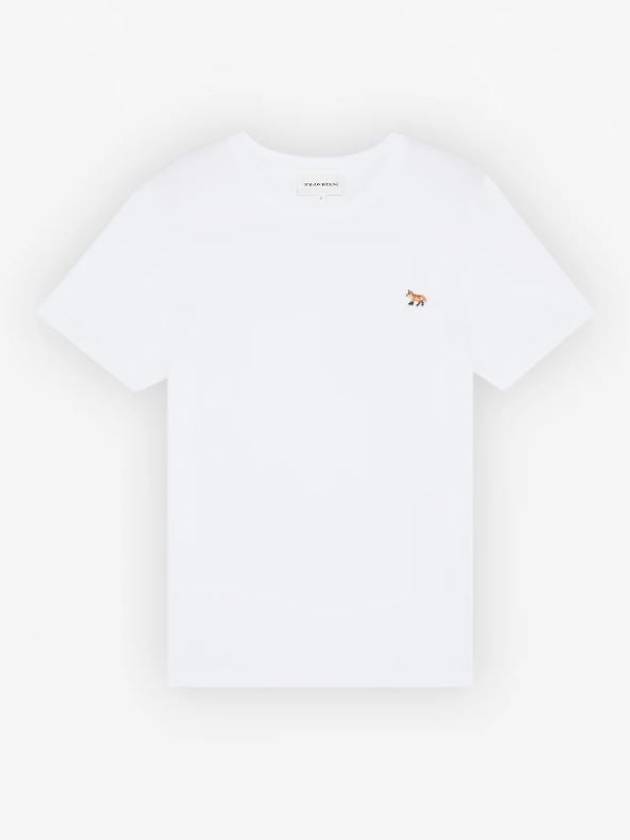 Baby Fox Regular Fit Short Sleeve T Shirt White Women s - MAISON KITSUNE - BALAAN 1