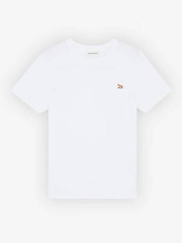 Baby Fox Regular Fit Short Sleeve T Shirt White Women s - MAISON KITSUNE - BALAAN 1