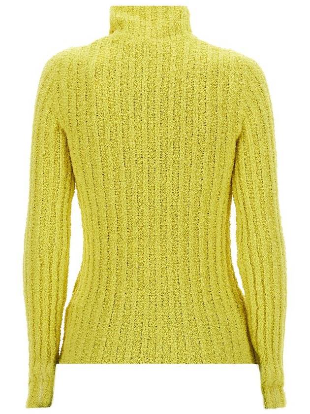 Half Zip-Up Knit Top Yellow - MONCLER - BALAAN 8