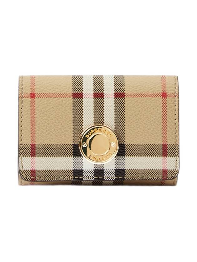 Check Detachable Chain Strap Wallet Archive Beige - BURBERRY - BALAAN 2