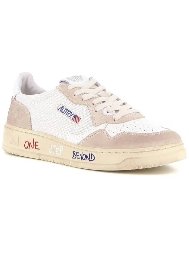 Medalist Low Top Sneakers White Beige - AUTRY - BALAAN 4