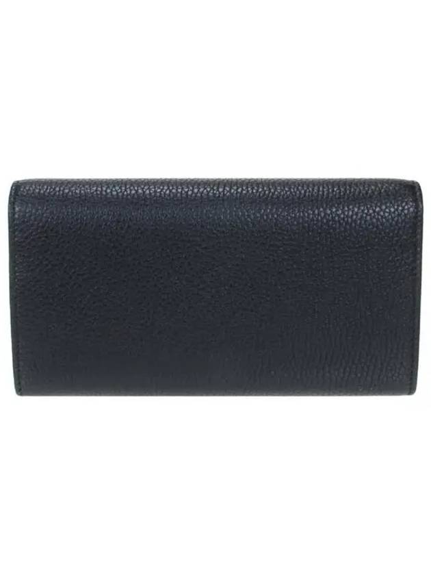 Interlocking GG Soho Leather Long Wallet Black - GUCCI - BALAAN 5