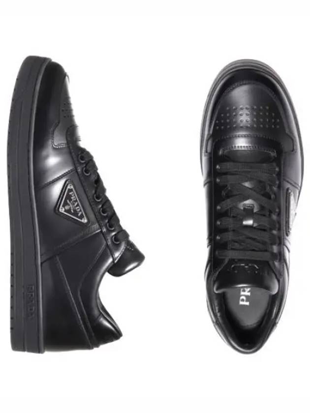 Downtown leather sneakers - PRADA - BALAAN 1