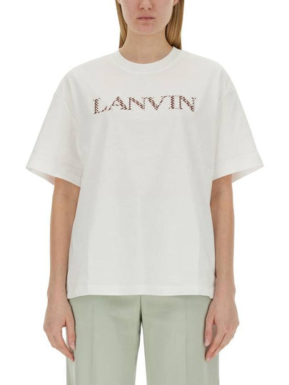 Short Sleeve T-Shirt RW TS0022 J207 P2401 WHITE - LANVIN - BALAAN 2