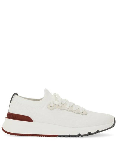 Knit Running Sneakers White - BRUNELLO CUCINELLI - BALAAN 2