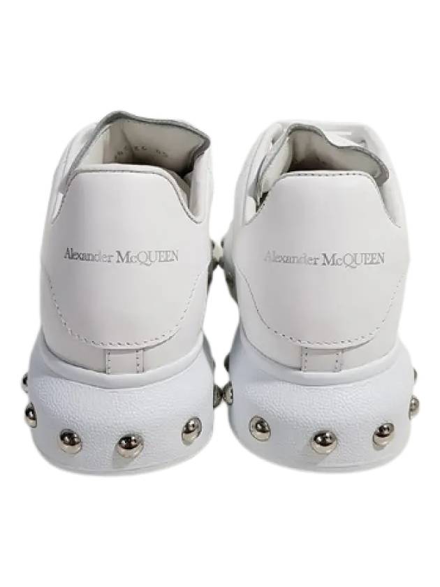 Stud Oversole Low Top Sneakers White - ALEXANDER MCQUEEN - BALAAN 4