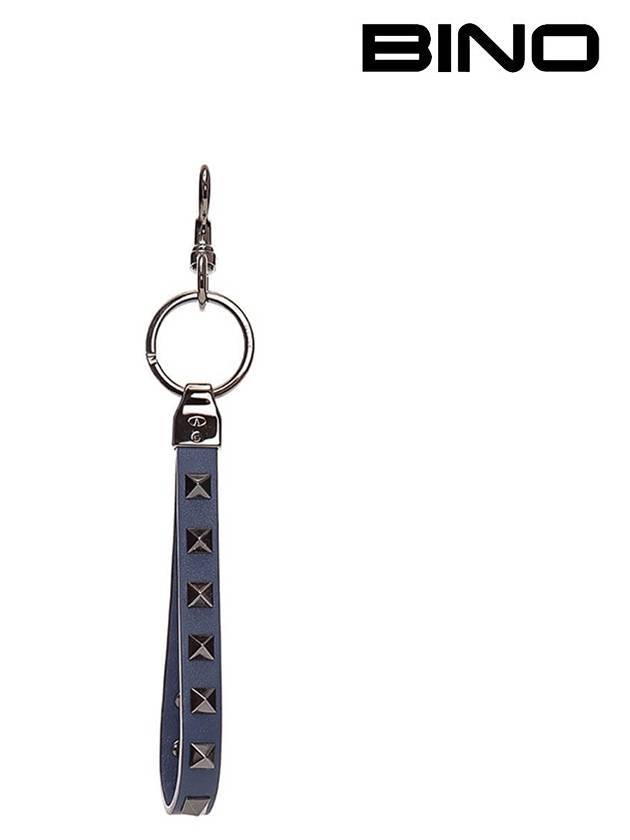 Rockstud Key Holder Blue - VALENTINO - BALAAN 2