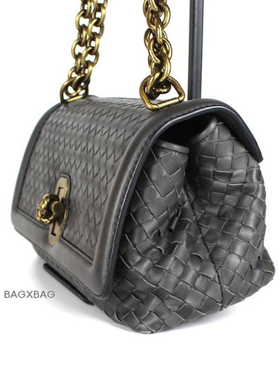 BT Knot Chain Olympia Bag Gray BT42BG001 - BOTTEGA VENETA - BALAAN 2