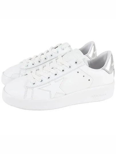 Women's Silver Tab Pure Star Low Top Sneakers White - GOLDEN GOOSE - BALAAN 2