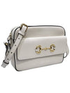 Women s 645454 Horsebit 1955 White Leather Small Shoulder Bag - GUCCI - BALAAN 2