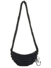 Popcorn Sling Cross Bag Black - JW ANDERSON - BALAAN 2