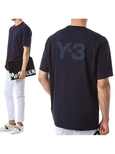 Y 3 M B LOGO TEE Big logo tee FN3350 - YOHJI YAMAMOTO - BALAAN 1