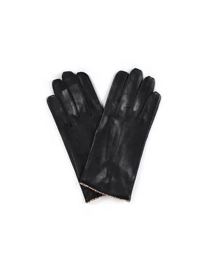 Striped Trim Gloves Black - PAUL SMITH - BALAAN 2