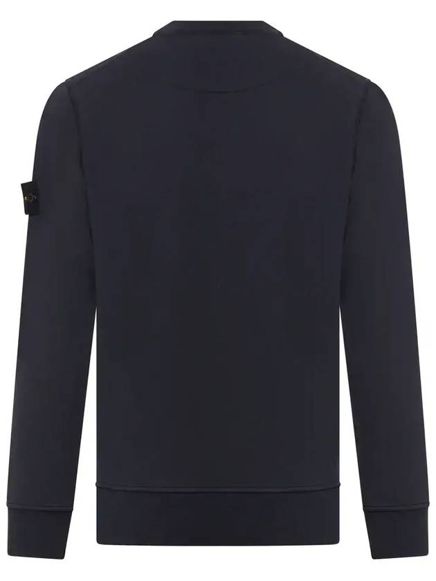 Wappen Patch Garment Dyed Sweatshirt Navy - STONE ISLAND - BALAAN 3