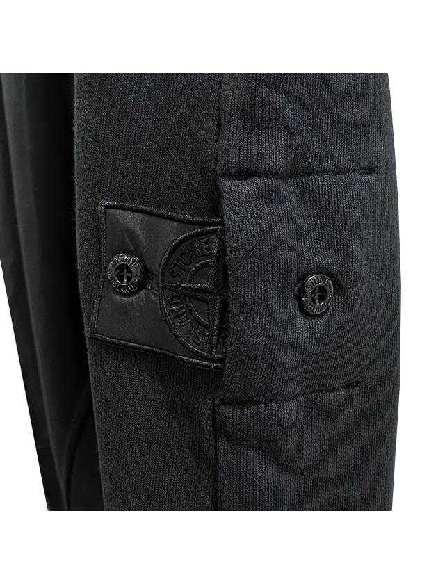 Shadow Project Cotton Fleece Jogger Track Pants Black - STONE ISLAND - BALAAN 5