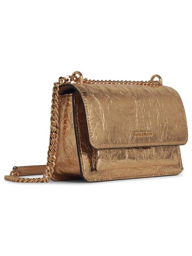 Michael Kors 'Claire' Gold Leather Crossbody Bag - MICHAEL KORS - BALAAN 2