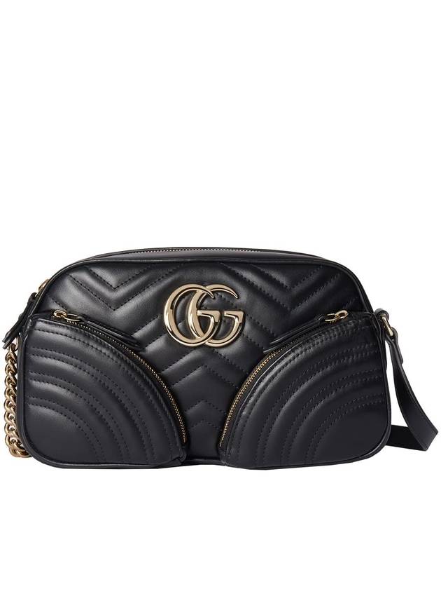 GG Marmont Small Cross Bag Black - GUCCI - BALAAN 2