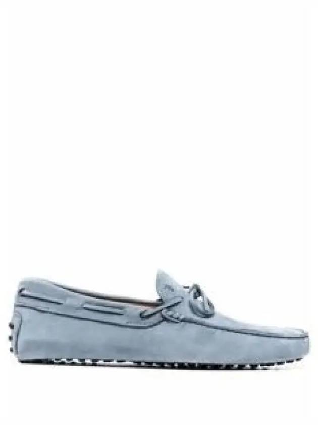 Gommino Nubuck Driving Shoes Blue - TOD'S - BALAAN 2