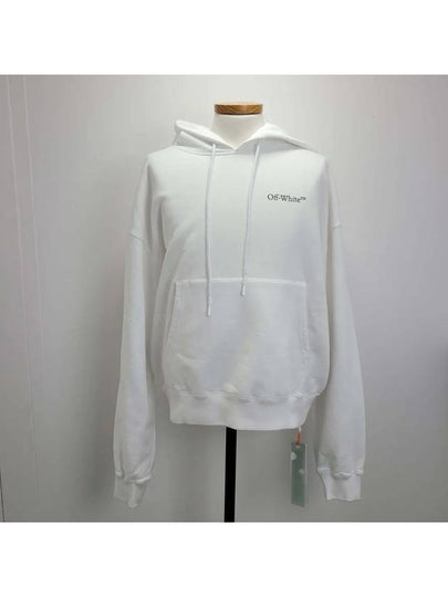 Back Graphic Printing Logo Hoodie White - OFF WHITE - BALAAN 2