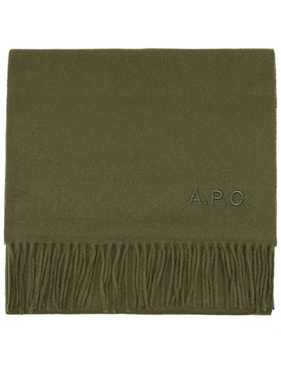 Ambroise Embroidered Muffler Pine Green - A.P.C. - BALAAN 2