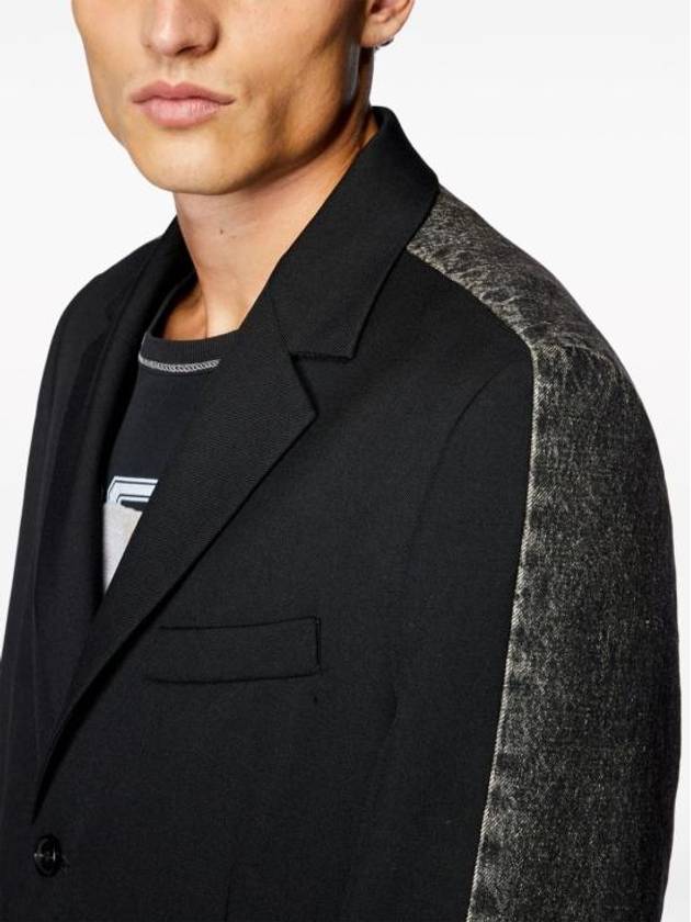 J-Wire Blazer Jacket Black - DIESEL - BALAAN 4