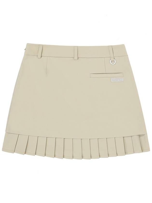 23SSK010W Woven Skirt Beige - CHUCUCHU - BALAAN 2