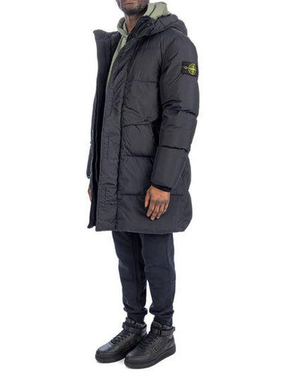 Wappen Patch Crinkle Labs Padding Black - STONE ISLAND - BALAAN 2