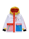 Stella McCartney TT2A20 Z0432 999 Color Circular Logo Hooded Ski Junior Jacket - STELLA MCCARTNEY - BALAAN 3