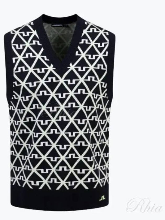 Golf Elian Knit Vest Black - J.LINDEBERG - BALAAN 2