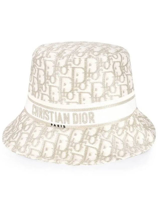 D-Bobby Oblique Small Brim Bucket Hat White - DIOR - BALAAN 2