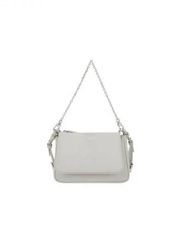 Women s Grainy Pattern Double Mini Bag Light Gray 270194 - EMPORIO ARMANI - BALAAN 1