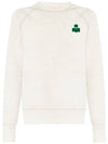 MILLA Velvet Logo Brushed Sweatshirt Ecru SW0004FA B1M12E ECED - ISABEL MARANT - BALAAN 1