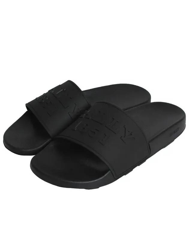 Logo Slippers Black - BALLY - BALAAN 8