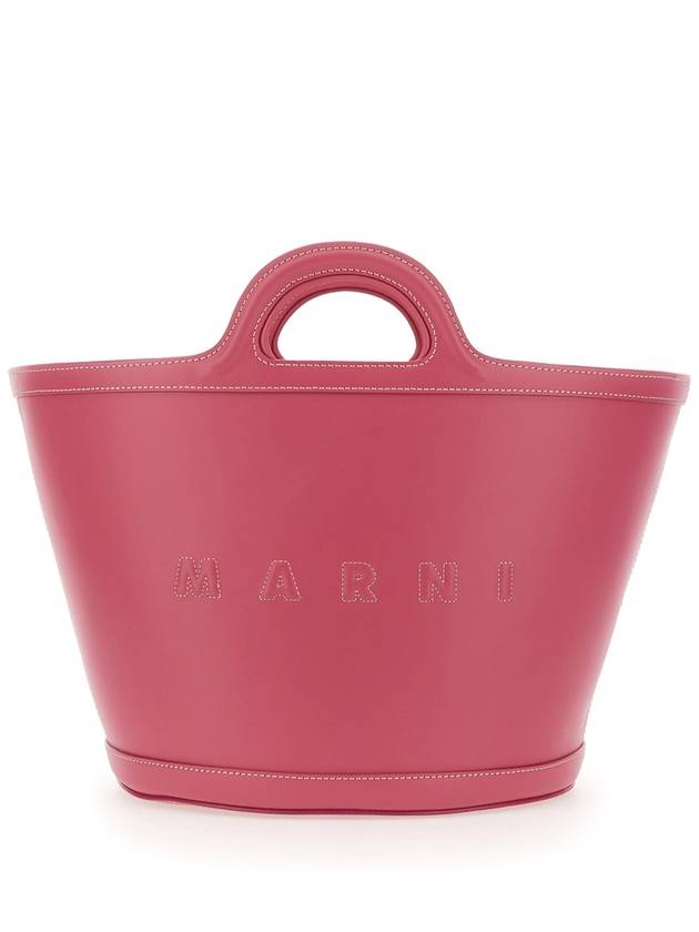 Tropicalia small leather tote bag - MARNI - BALAAN 3