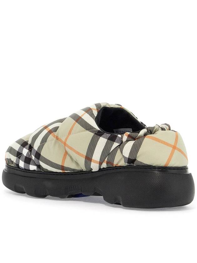 Check Pillow Slip-On Light Sage - BURBERRY - BALAAN 4