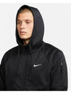 Full Zip-Up Fitness Hooded Jacket Black - NIKE - BALAAN 6