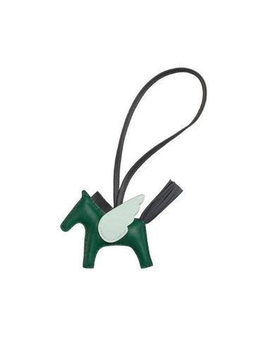 Rodeo Pegasus PM Charm Key Holder Peppermint - HERMES - BALAAN 1