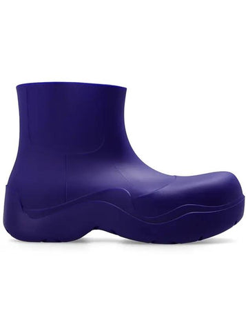 Puddle Ankle Boots Purple - BOTTEGA VENETA - BALAAN 1
