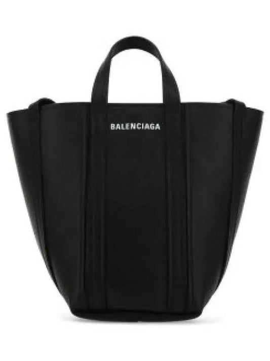 Calfskin Everyday Tote Bag Black - BALENCIAGA - BALAAN 2