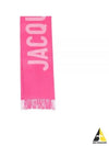 Lecharpe Fringe Logo Virgin Wool Muffler Pink - JACQUEMUS - BALAAN 2