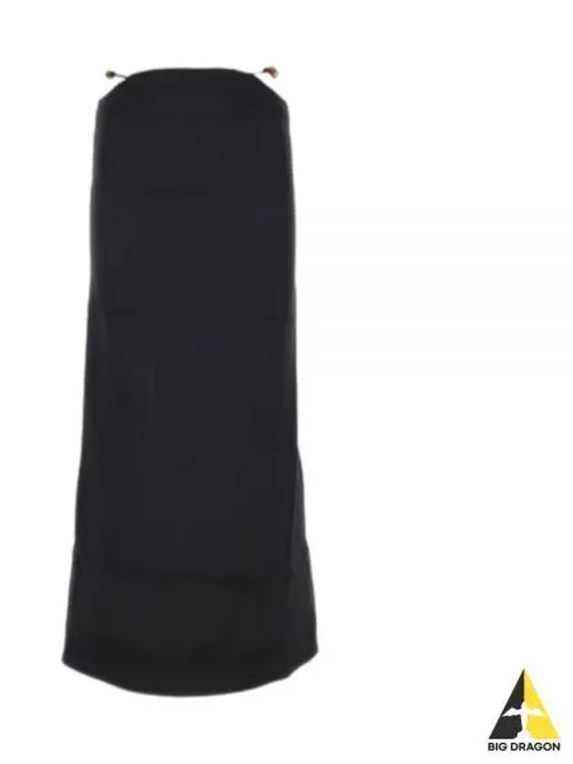 Double Satin Maxi H-Line Skirt Black - GANNI - BALAAN 2